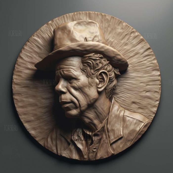 tom waits 2 stl model for CNC